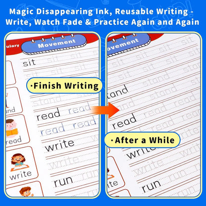 Magic Grooved Handwriting Book for Kids (Ages 3–8)