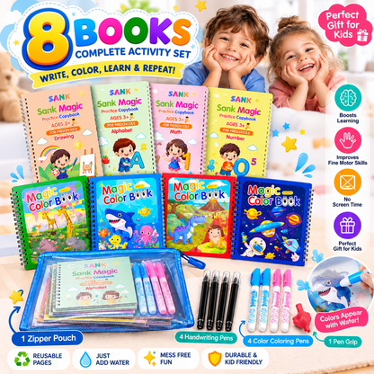 Magic Grooved Handwriting Book for Kids (Ages 3–8)